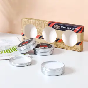 65g Beard Balm 3pc 2.29oz  beard moisturizer , Long Lasting Beard Styling Cream,Comfort,Moisture