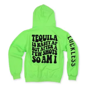 Tequila is Nasty Hoodie Funny Trending Cotton Sweatshirts