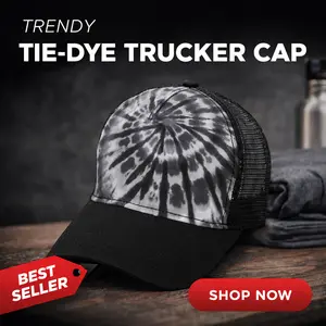 TRUCKER HATS  SPIDER BLACK
