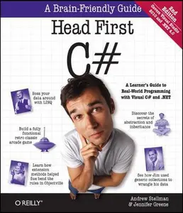 USED-Head First C#, 2E: A Learner's Guide to Real-World Programming with Visual C# and .NET by Andrew Stellman (Paperback)
