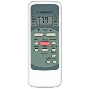 Dan’s Originals for Midea RG51F/EU1 Premium Mini Split Air Conditioner Remote Control - 17317000001294