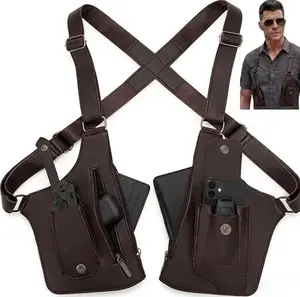 Adjustable Unisex Underarm Bag, made of sturdy premium leather with hidden anti-theft compartment. funky kitchen suppliesSlim lightweight design works as waist pouch and crossbody bumbag for daily carry.