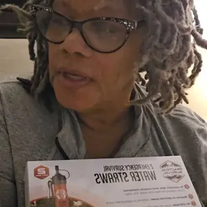 5 or 2 High Capacity Emergency Survival Water Straws - Personal Filter for Camping, Hiking, Travel Biking, Survival Preparedness, Lightweight Reusable