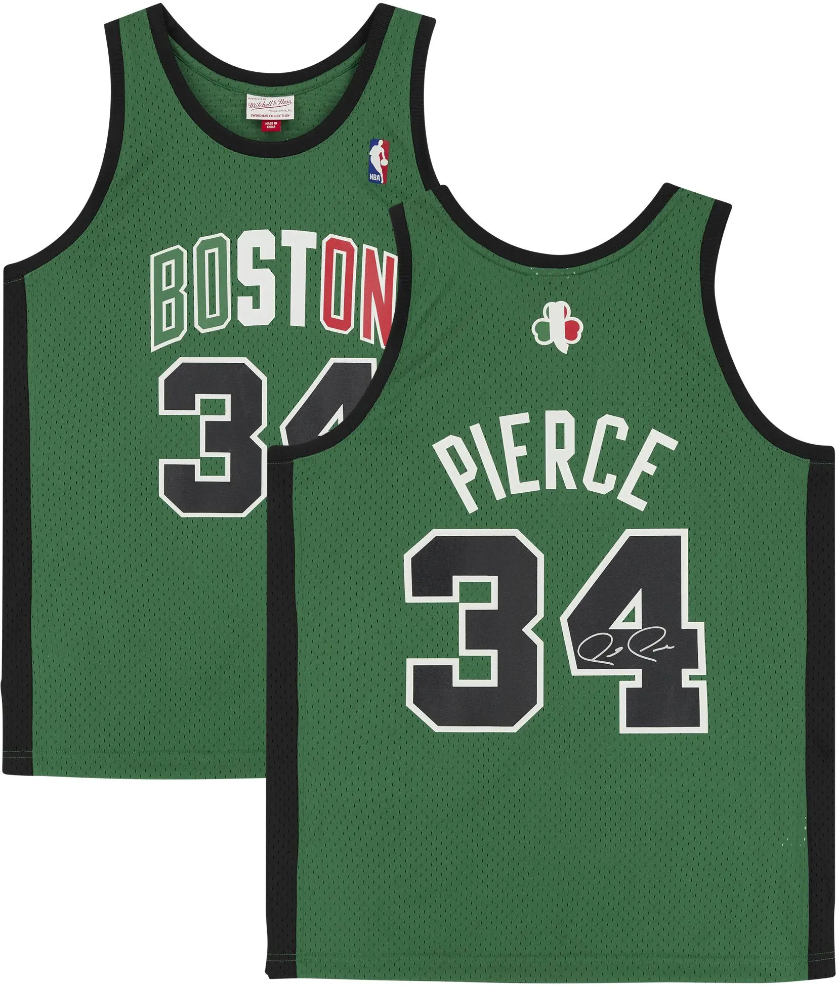 Paul Pierce Boston Celtics Autographed Red and White Alternate Mitchell & Ness Replica Jersey - Fanatics Authentic Certified