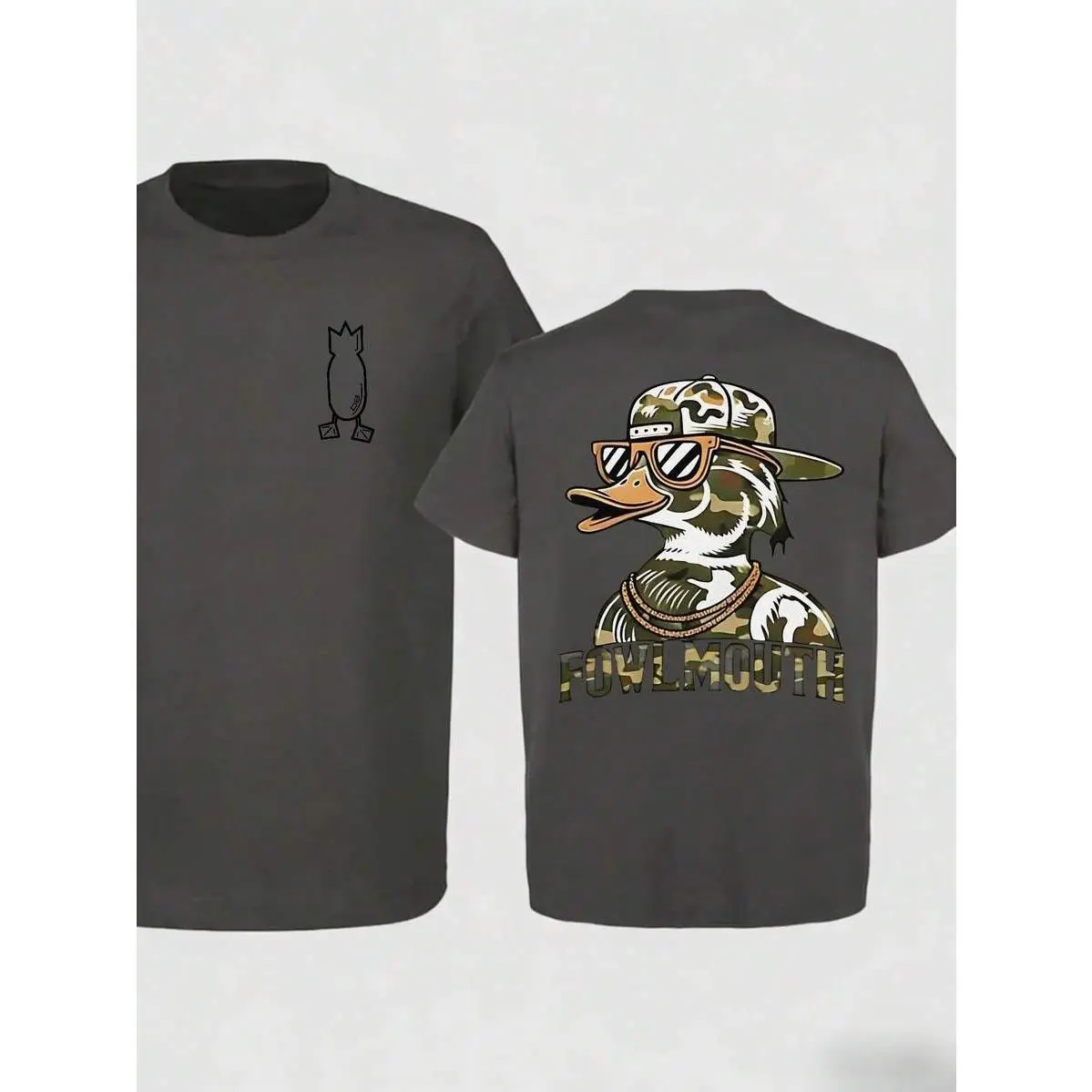 Fowlmouth hunting bomb shirt, waterfowl hunter shirt, old school wood duck shirt, vintage duck hunter streetwear gift