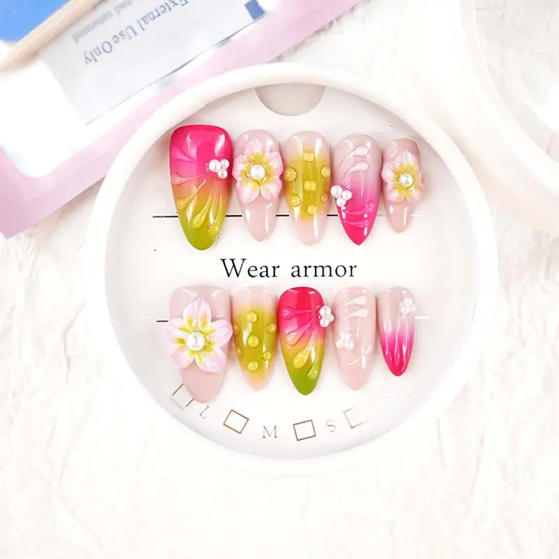 .DP.6119.Heavy-duty carved wearable nail art