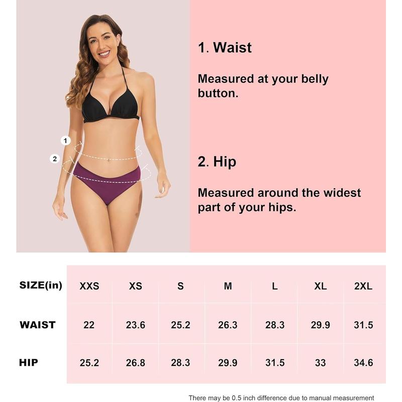 Period Swimwear Bikini Menstrual Leakproof Swim Bottoms Waterproof UV 50+ Light Flow for Teens Girls Women