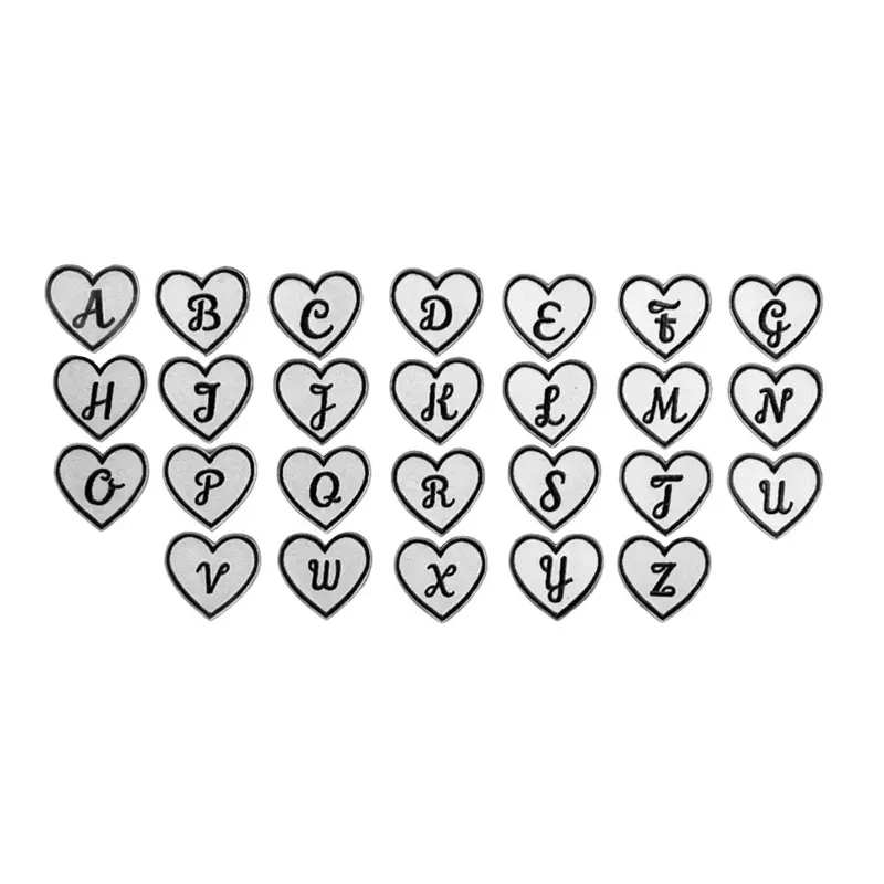 Discontinued (White) Initial Peel & Stick Heart Patch