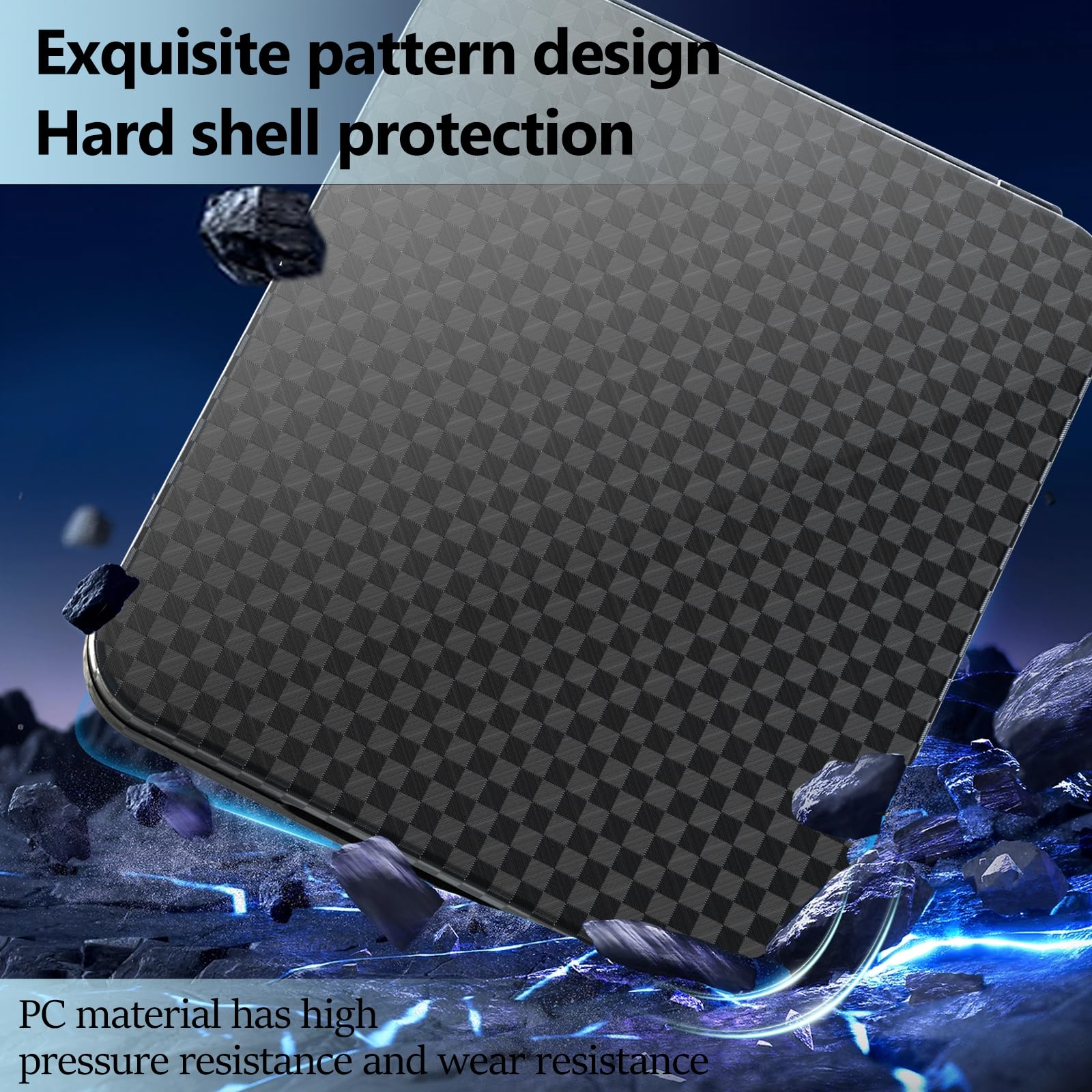 Game Card Case for Switch 2, 12 Games holder with Magnetic Closure-Customized Pattern Portable Storage Box for Switch 2 Accessory,Hard Shell, Silicone Lining