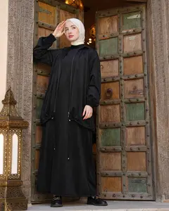 Jacket Velvet Abaya - Versatile Outfit for Various Occasions, Comfortable and Stylish Design