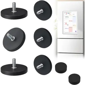 8 count  Fridge Mount for Skylight 15 Inch Calendar(6 Neodymium  & 2  Pads),  Mount for Skylight Calendar, for Refrigerators Securing Calendars, Holds Up to 99 lbs