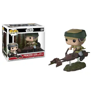 Funko POP! Deluxe: Leia on Speeder Bike Collectible