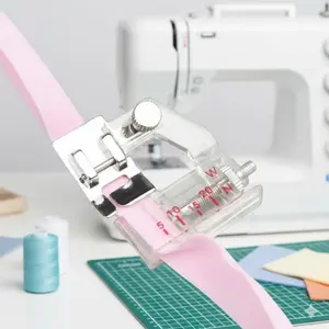 Ultimate Sewing Presser Foot Set: Roll Hem, Beading, Bias Tape & Denim Presser Feet for DIY Garment Making, Multifunctional Home Sewing, Professional Sewing Machine Attachments for Lightweight Fabrics, Crafts & Tailoring Tools.