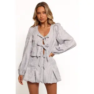 Stevie Two Piece Set - Dusty Blue