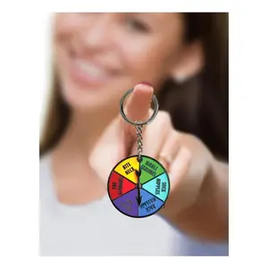 Spin the Sex Wheel Keychain