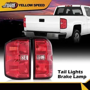 Pair Tail Lights Brake Lamp Fit For Chevy Silverado 1500 2500HD 3500HD 2014-2018