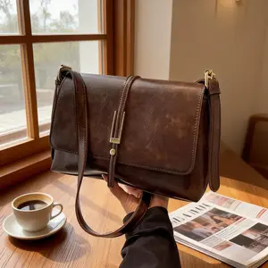 Fashionable Casual style Solid Color Square Bag,Flap Bag, pendant not included,Suitable for University/College / Commute/Work/Office/Festivals/Vacation/Holiday/Party/Travel, for Women, Rookies & White-collar Workers,College