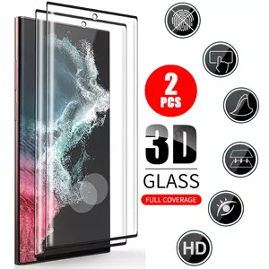 2 Pack Screen Protector for Samsung Galaxy S25 / S24 / S23 / S22 / S21 / S20 , Tempered Glass Film, HD Clear, Anti-Scratch, Anti-Shatter, Impact Protection Screen Guard for Samsung Galaxy Phones