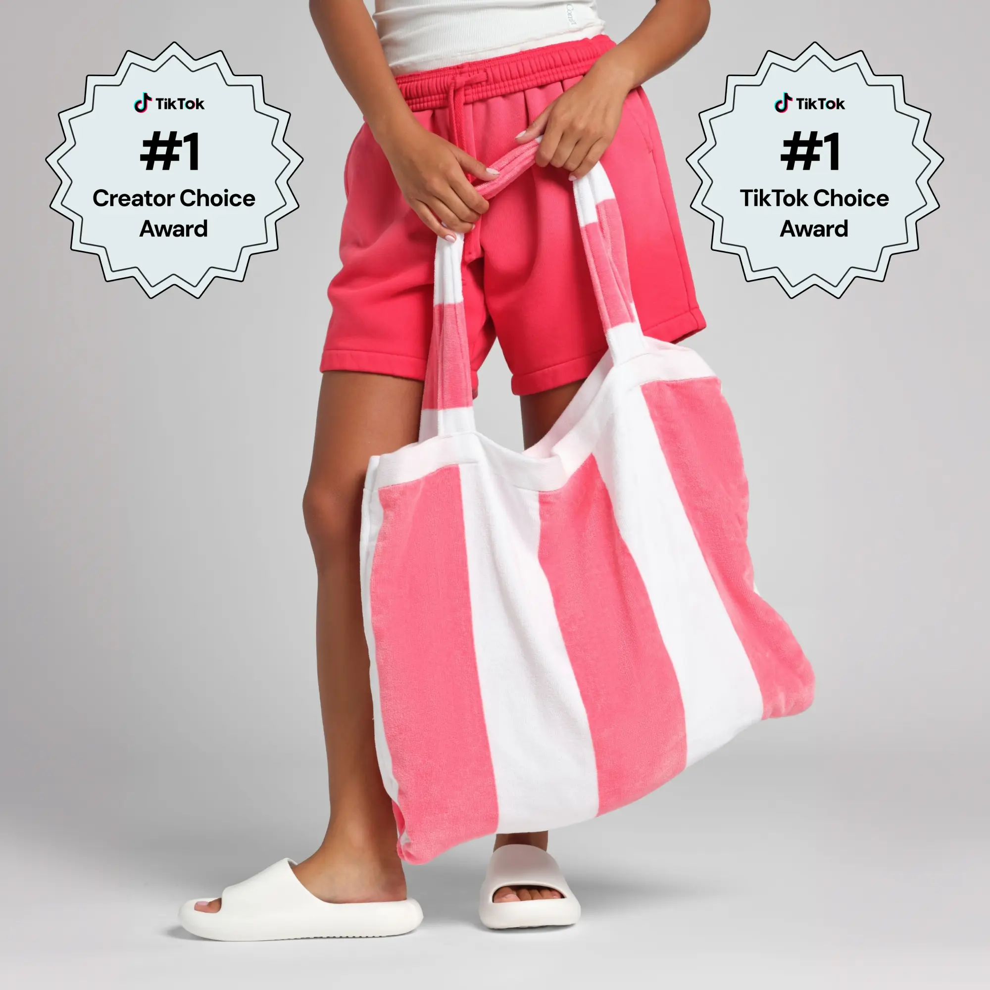 Comfrt | Cabana Towel Tote | 2-In-1 Cotton Beach Towel And Tote Bag