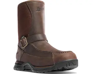 Danner Men's 10" Sharptail Rear Zip Boots Dark Brown Leather Durable Construction Comfortable Fit Classic Design