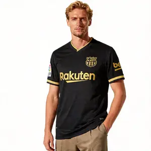 14 15  Home Vintage Jersey No. 10 Messi Short Soccer Jersey