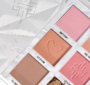 Luis Torres Vol 2 It's a Vibe Face Palette by Beauty Creations, Highlighter, Blush, Collection Palette, cosmetic, makeup, trending matte