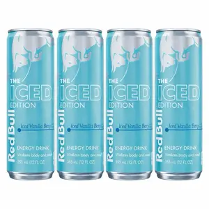 Red Bull iced vanilla berry 4 pack 12 fl oz cans
