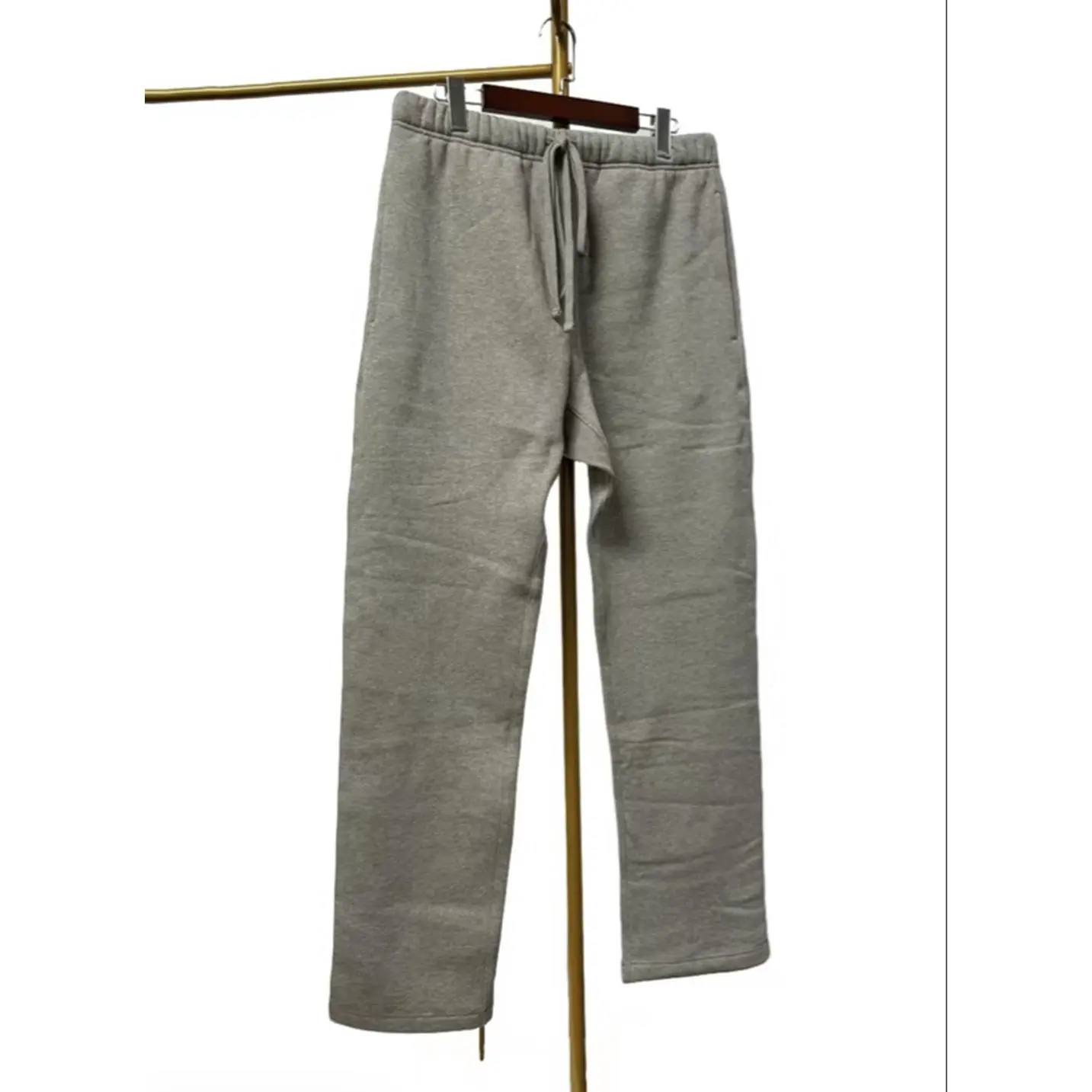 Relaxed Uncuffed Sweat Pants Casual Wear All Season Comfortable Cotton Blend for Everyday Use