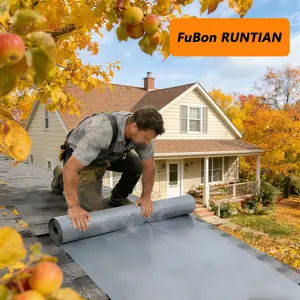 1 sheet heavy-duty polyethylene roof leak repair waterproof tape, multiple sizes avail. Resists extreme temps (-76°F~230°F). Weatherproof industrial adhesive for tiles, gutters, metal roofs & roof decks. Versatile waterproof tape.