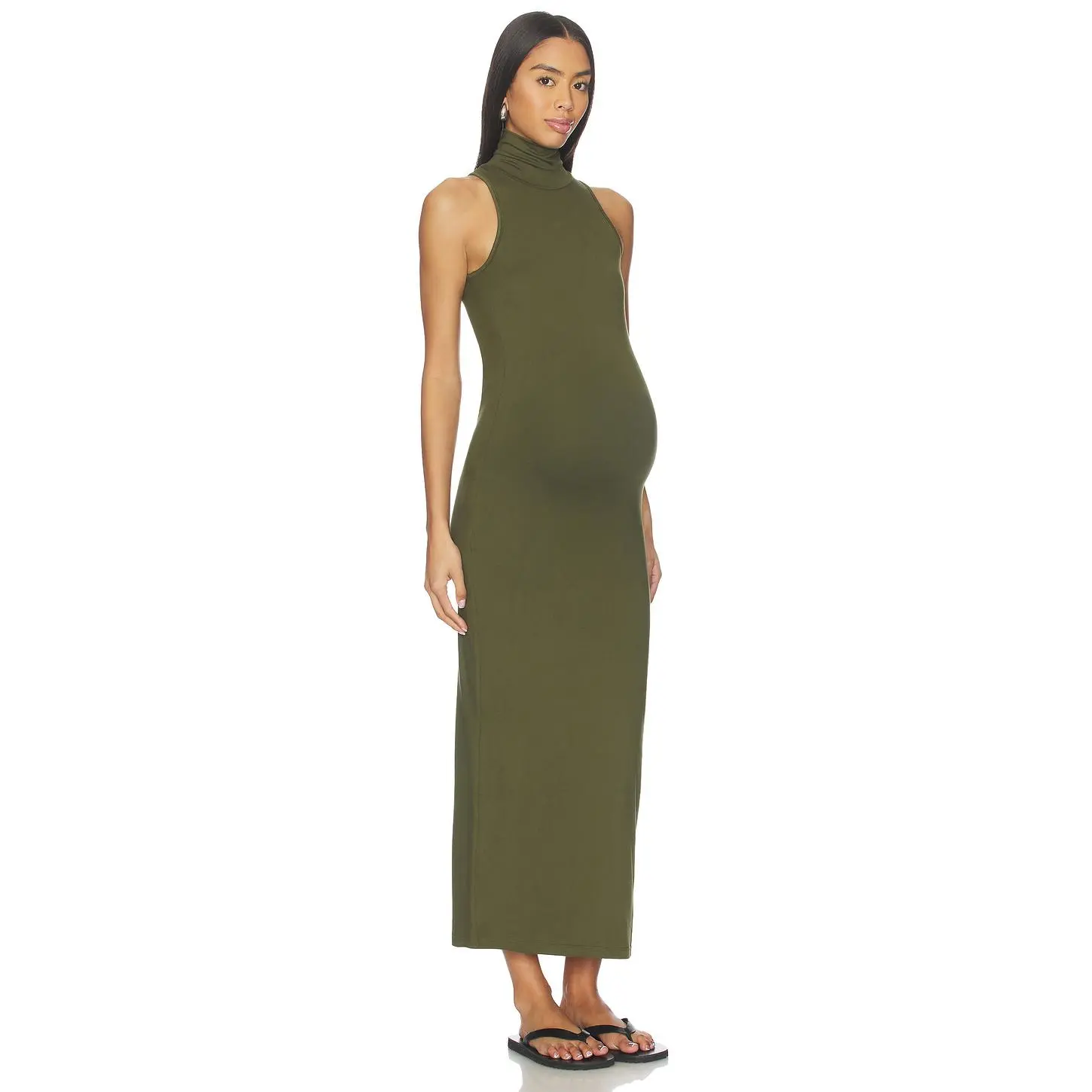 BUMPSUIT The Serena Dress in Olive