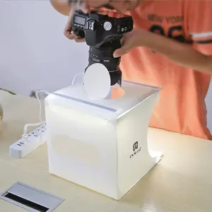 Mini Foldable Led Light Photo Studio Box