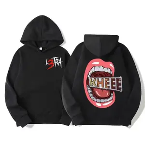 Singer Luar La L Music Album L3TRA Print Hoodies Men Women High Quality Fashion Retro Hoodie Man Casual Fleece Cotton Hoodie