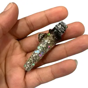 Sweetchibababy novelty glitter blunt pin / brooch