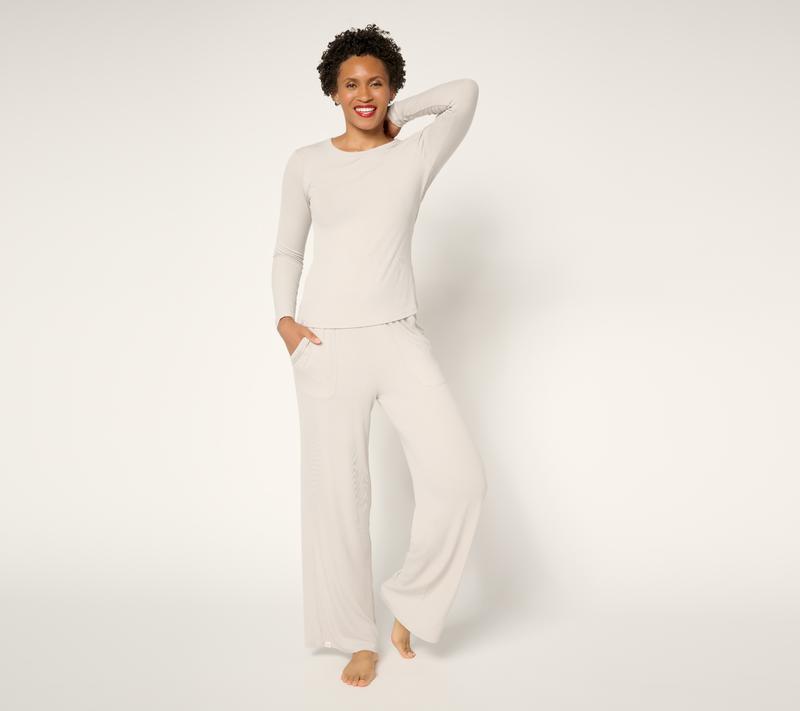 Barefoot Dreams Tall MC Ultra Soft Rib Patch Pocket Pant