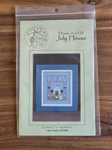 Knotted Tree NeedleArt - House on a Hill - July House - Cross Stitch Pattern