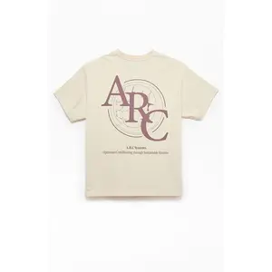 A.R.C. Men's Optimum Light Gray Vintage Wash Heavyweight Oversized T-Shirt