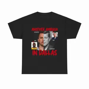 Another Ambush in Dallas Heavy Cotton T-Shirt, Funny Graphic Tee, Unisex Casual Top, Perfect Gift for Humor Fans, For Men, For Women  M