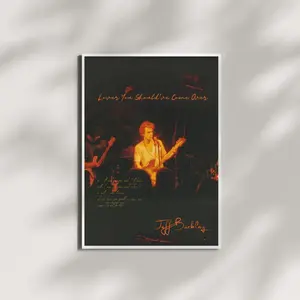 Jeff Buckley 'Lover You Should've Come Over' Vintage Poster- POSTER NO FRAME