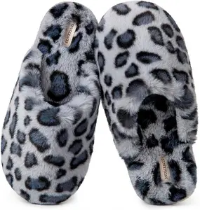 Women's Plush Slippers are soft, comfortable, memory foam non-slip indoor home shoes