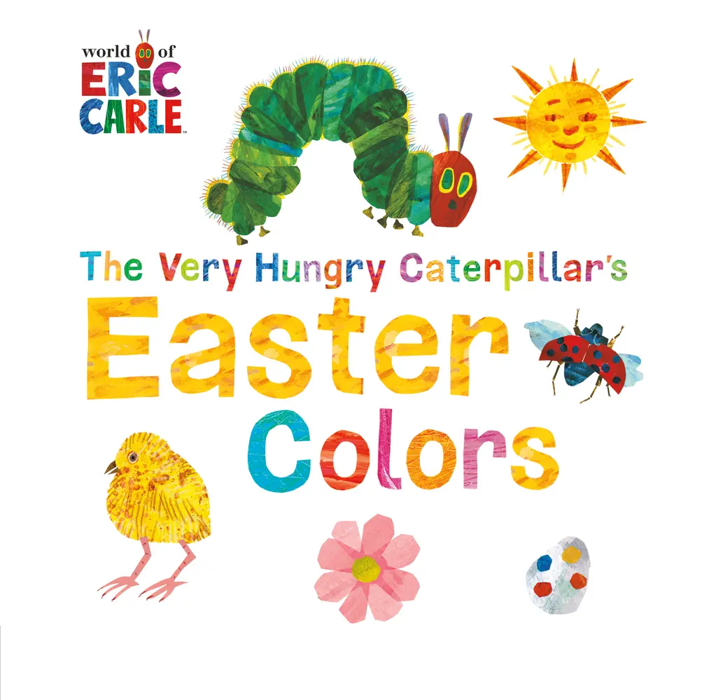 Used The Very Hungry Caterpillar's Easter Colors Paperboard Book, Cute, Playful, Colorful Art, High Detail Educational School & Office Stationery Supply, Vibrant Text