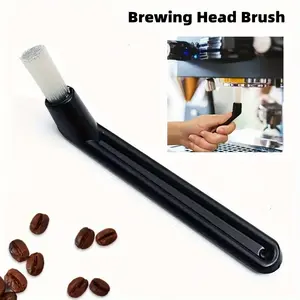 2pcs Coffee Machine Cleaning Brush, Handle Tool for Removing Coffee Ground Residue