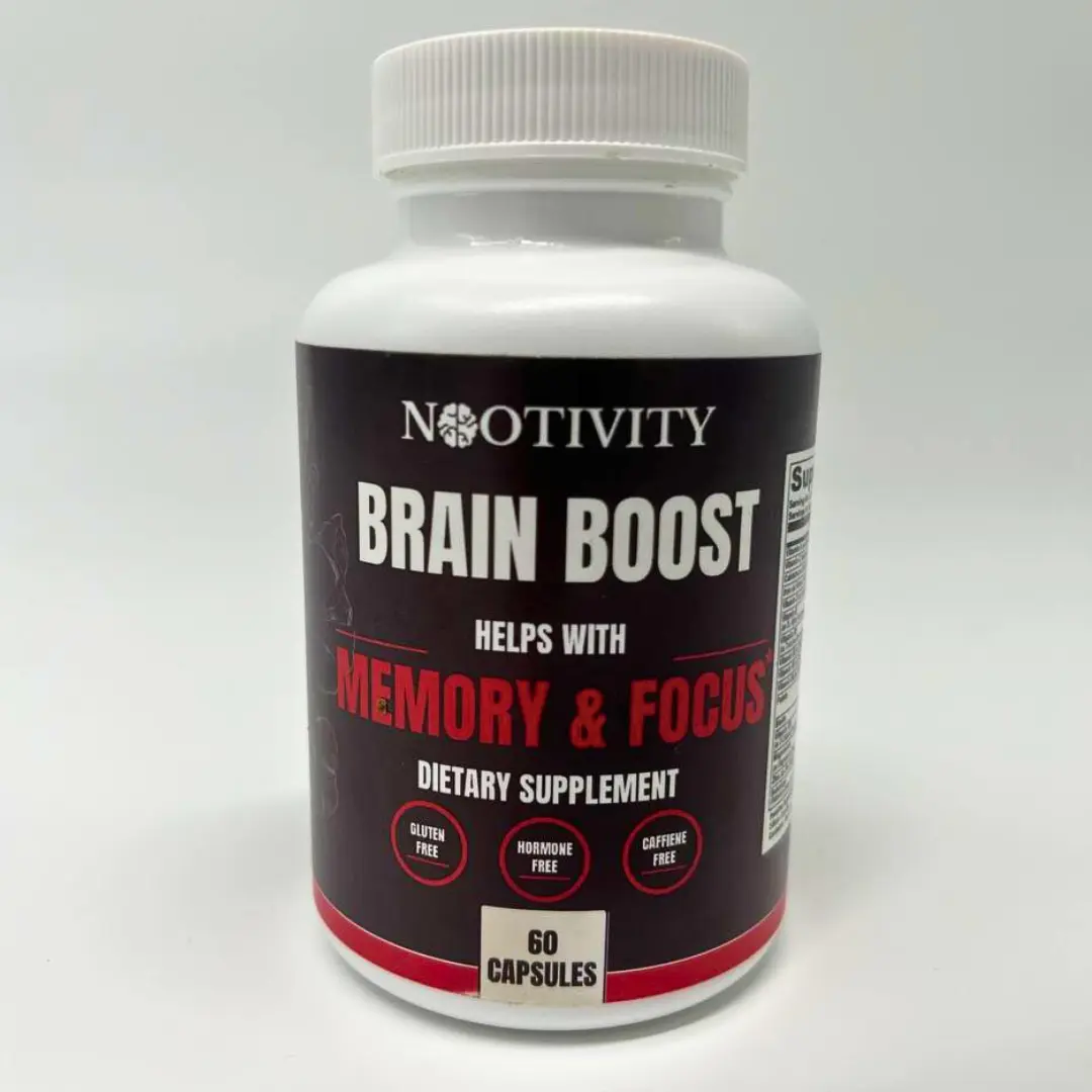 Nootivity Brain Boost Memory & Focus | GMO Free | Gluten Free | Dairy Free