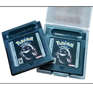 Pokemon Creepy Black GB Display Cartridge for Game Boy Card - Fan art/Unofficial Nintendo Gameboy Accessory