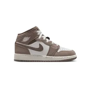 Youth Jordan 1 Mid Enigma Stone/Olive Grey (DQ8423 003) (GS)