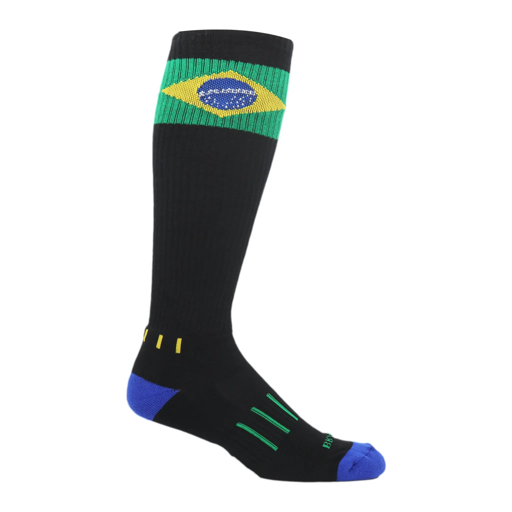 Brilliant Brazil Knee High Performance deadlift socks. Unrelenting durability and comfort.
