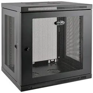 Tripp Lite SRW12UDP 12U Low Profile Switch Depth Plus Wall Mount Rack Enclosure Cabinet, Low-Profile Wall Cabinets, Wall-Mount Wall Cabinets