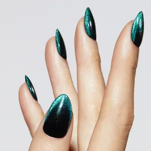 Static Nails Like-Acrylic Reusable Pop-On Manicures - Wicked Short Almond - The Better, Long-Lasting Alternative to Gels, Dips, Acrylics & Press-On Nails