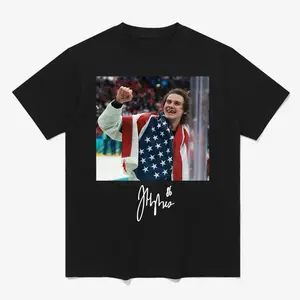 Jack Hughes Golden Goal Shirt, Team USA inspired graphic Tshirt, Retro Graphic Tee, Unisex Sweatshirt, Full Size Gift For Fans