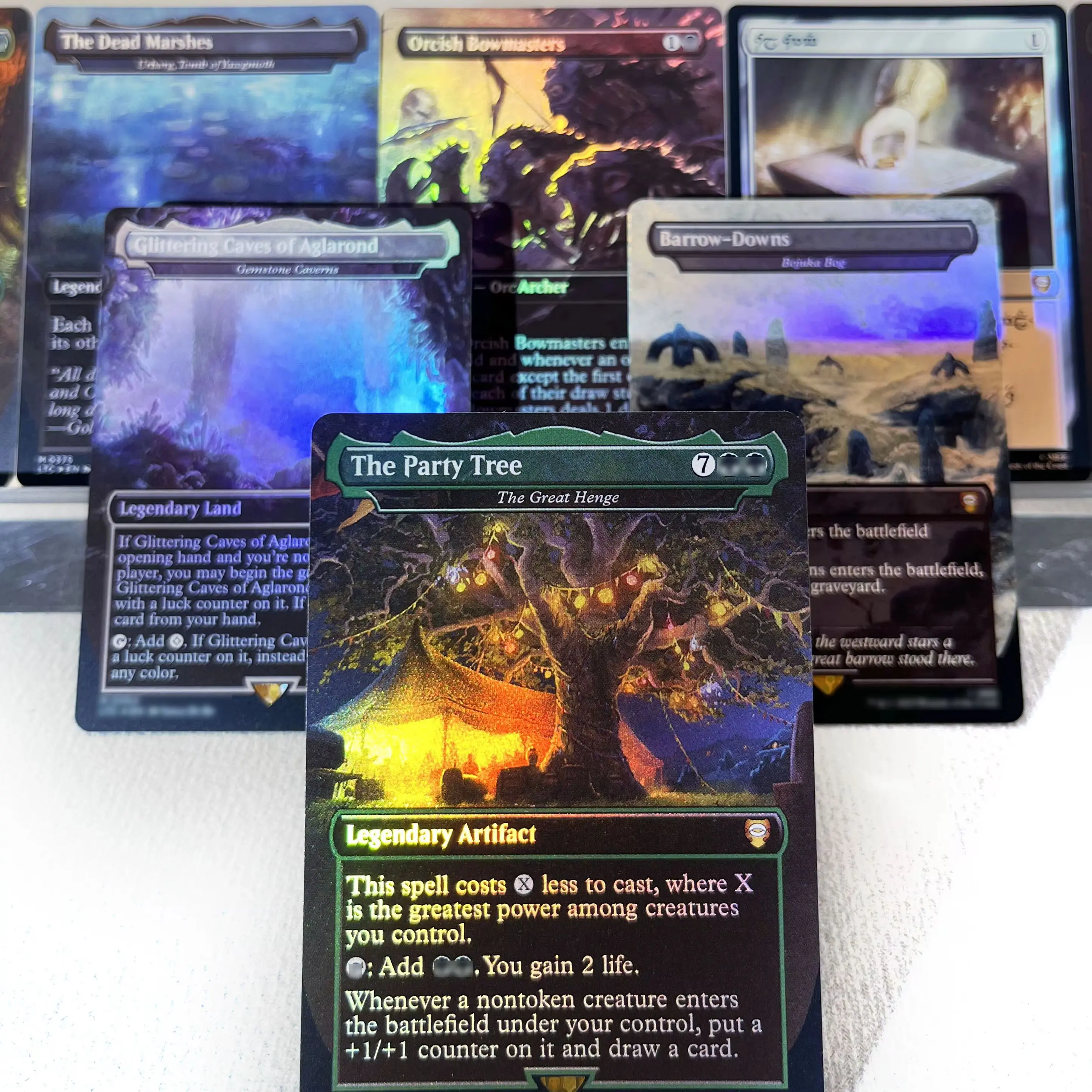 LTR LTC FOIL3--002 Tcg proxy magical cards Cabal Coffers The Great Henge ancient tomb The One Ring Pact of Negation gathering