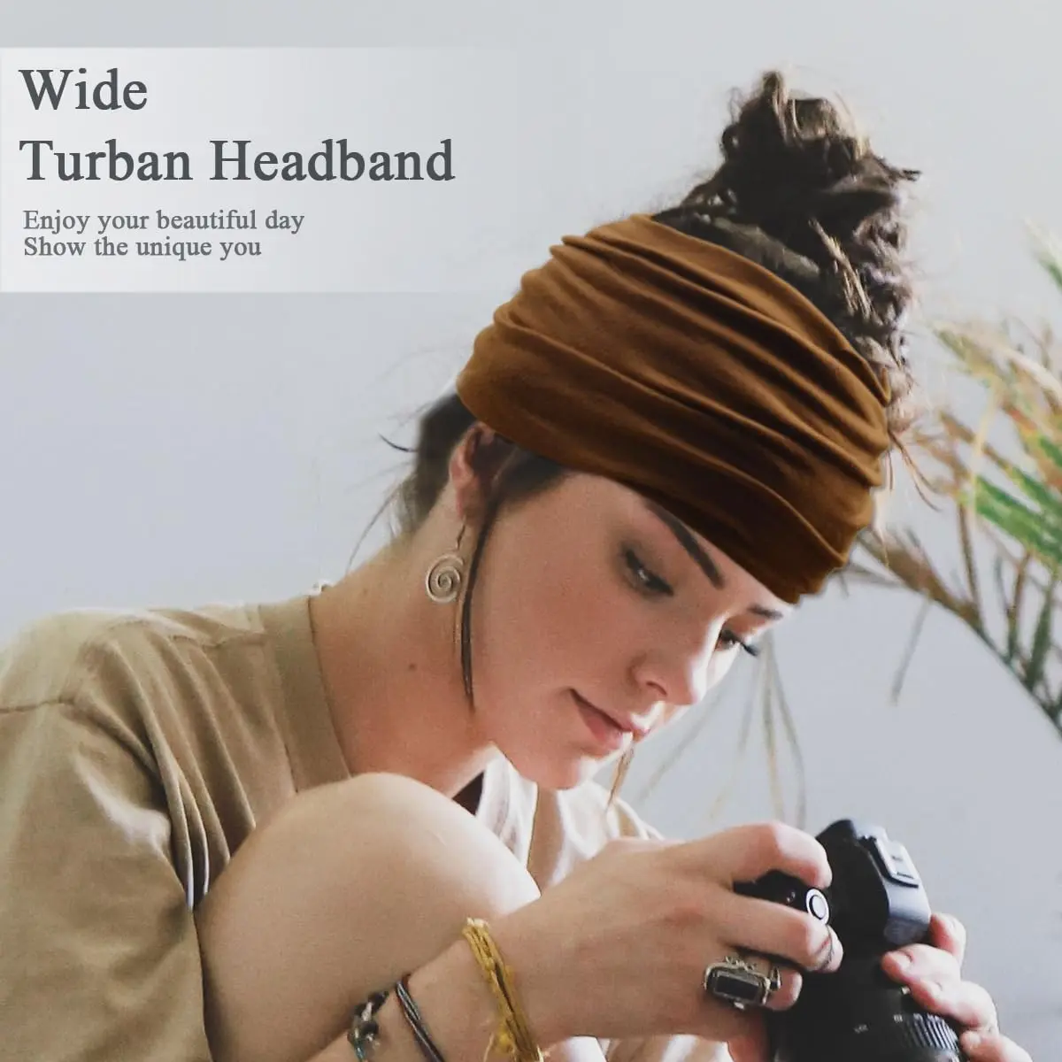 Wide Headbands For Women Stretch Headband Boho Bands Women